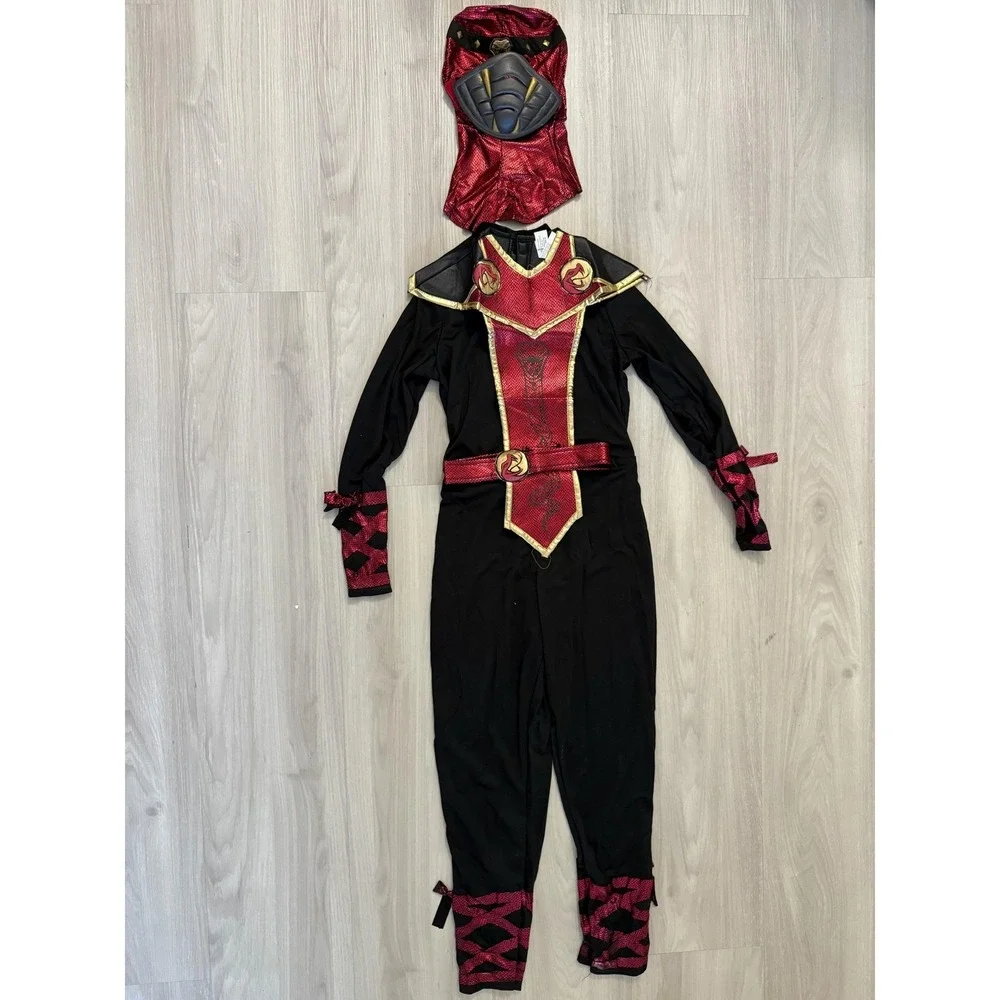 Snake Venom Ninja Boys Costume Girls Jumpsuit Halloween Cosplay Size Small 4-6